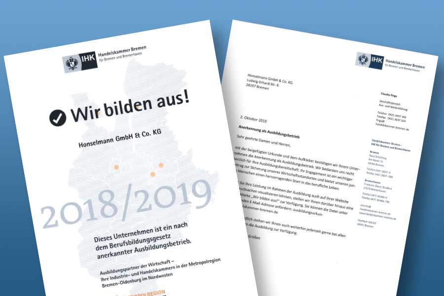 Honselmann Bremen News Ausbildungsinitiative